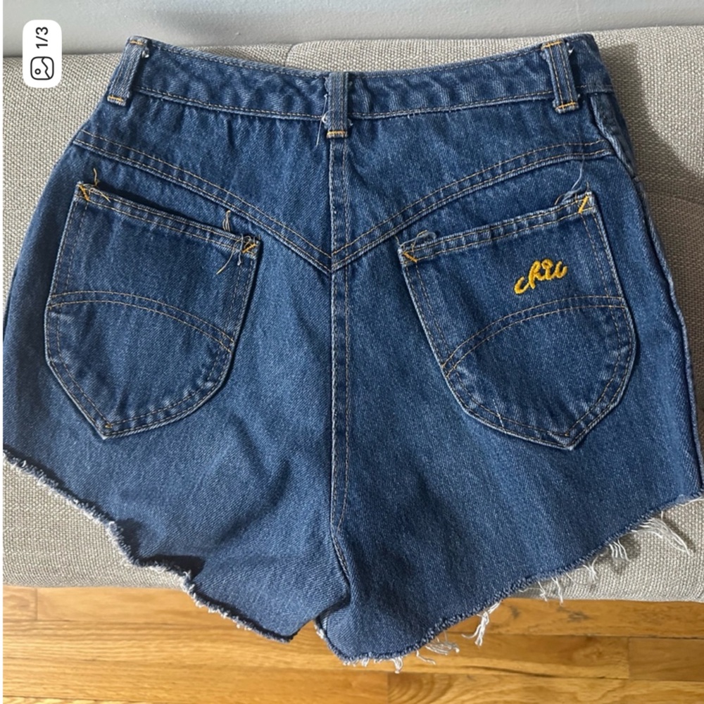 Vintage Cut Chic Jean Shorts